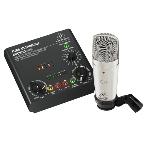 The Behringer Voice Studio Complete Recording Bundle With Studio Condenser Mic