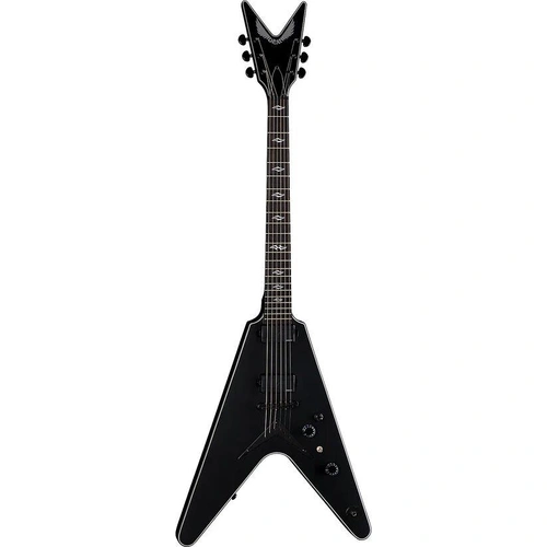 Dean V Select Fluence Black Satin Electric Guitar - Fishman Pickups