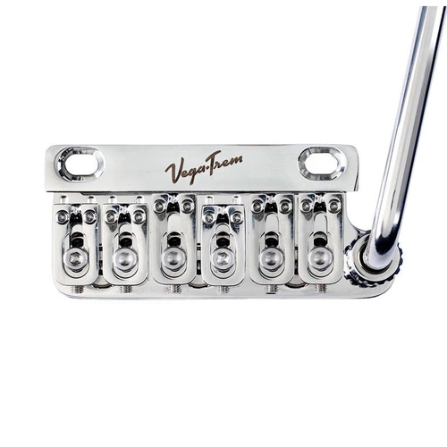 Vega-Trem Ulytatrem Chrome Bridge For Retro Fitting 2 Point Guitar Bridges