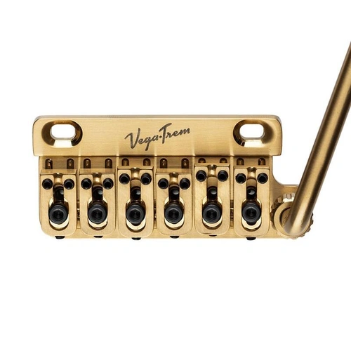 Vega-Trem Ulytatrem GOLD Bridge For Retro Fitting 2 Point Guitar Bridges