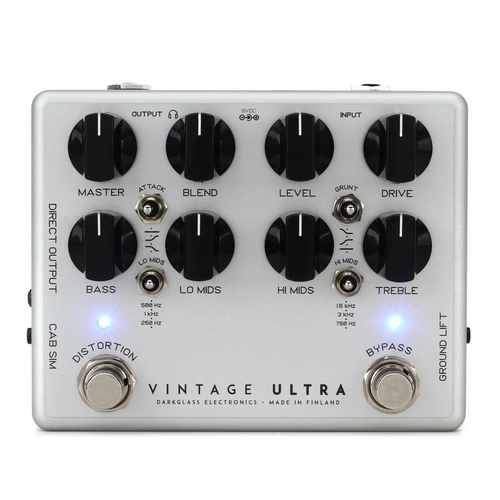 Darkglass Vintage Ultra V2 Bass Preamp Pedal W/ AUX in