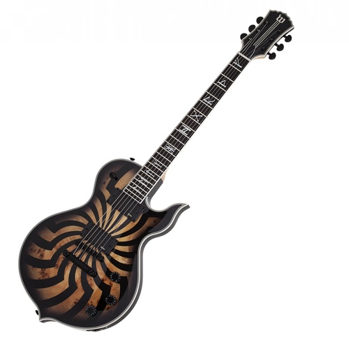 Wylde Audio Odin Grail Electric Guitar Charcoal Burst Buzzsaw