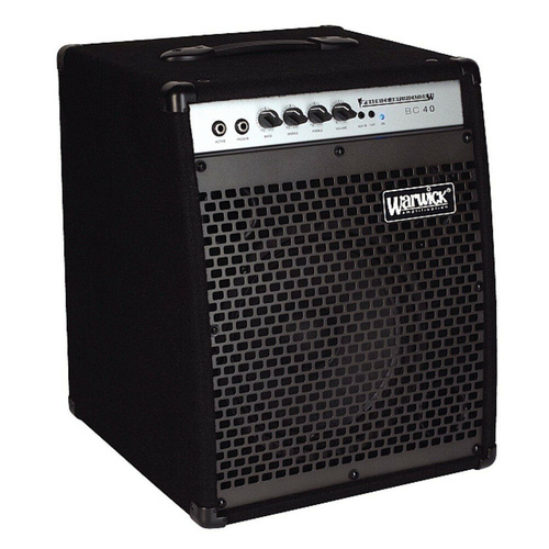  Warwick 40W Bass Combo Amp  Black  3 Way EQ 40 Watt 10 inch Speaker + 2" Horn
