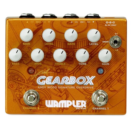 Wampler Pedals Gearbox Andy Wood Signature  Guitar Effects Pedal