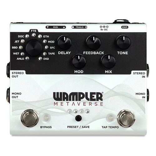 Wampler Pedals Multi Delay with DSP Guitar Effects Pedal