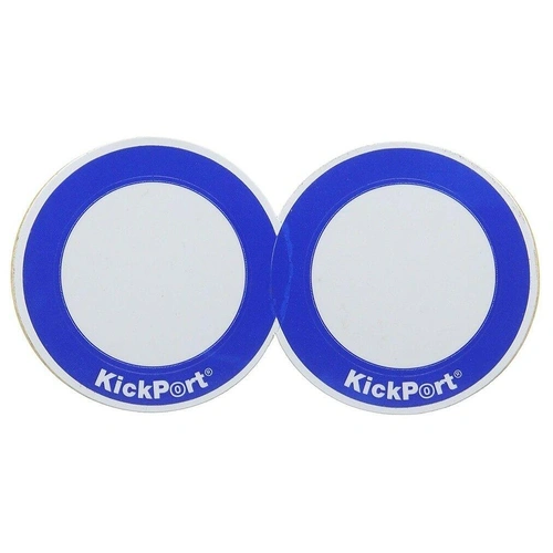 Kickport D-Pad Bass Drum Impact Pad Works on double or single  Pedals  - White