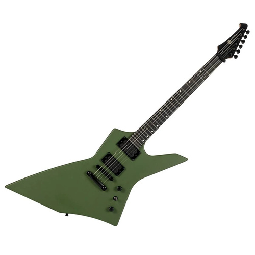 Spira Guitars X-400 MGR Electric Guitar - Satin Dark Green