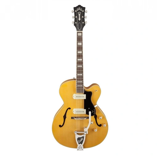 Guild X-175 Manhattan SINGLE CUT Hollowbody Electric Guitar - Blonde