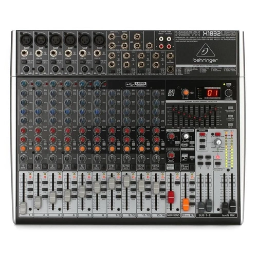 Behringer Xenyx X1832USB Mixer with USB and Effects with One-knob Compression