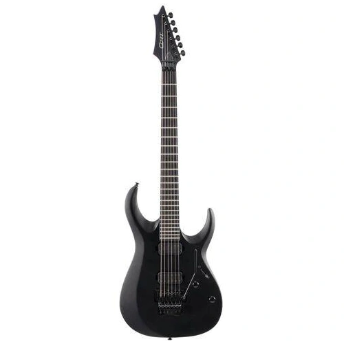 Cort X500 MENACE Electric Guitar - Black Satin - Floyd rose - Seymour Duncan