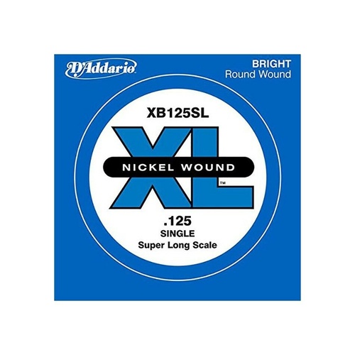 D'Addario Single Bass Xl 125 Single String Super Long Scale 