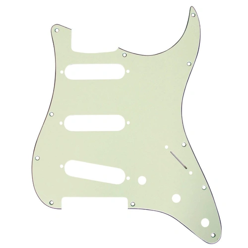 Big Bang Tone Electric Guitar Pickguard for American Strat SSS Mint Green 3 Ply