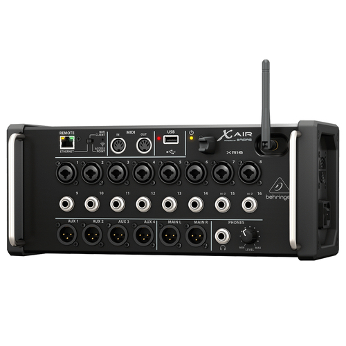 The Behringer 16-Input X Air XR16 Digital Mixer For iPad/Android Tablets
