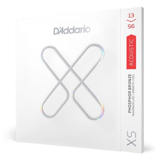 D'Addario XSAPB1356 Phosphor Bronze Acoustic Guitar Strings - 13 - 56