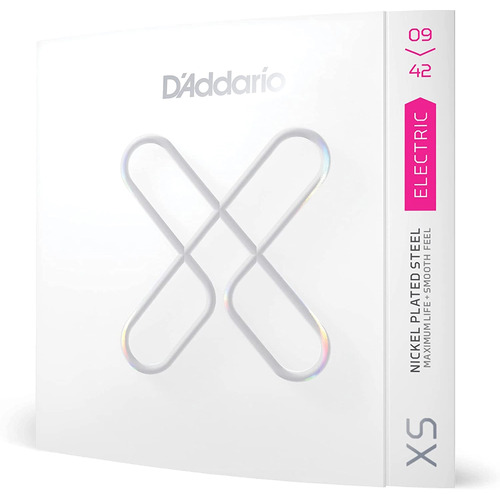 D'Addario XSE0942 Nickel-plated Steel-coated Electric Guitar Strings - .009-.042 