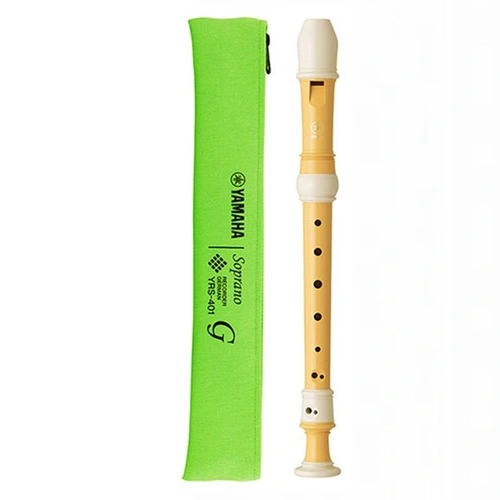 Yamaha YRS-402B "Ecodear" Plastic 3-Piece Soprano Recorder w/ Pouch