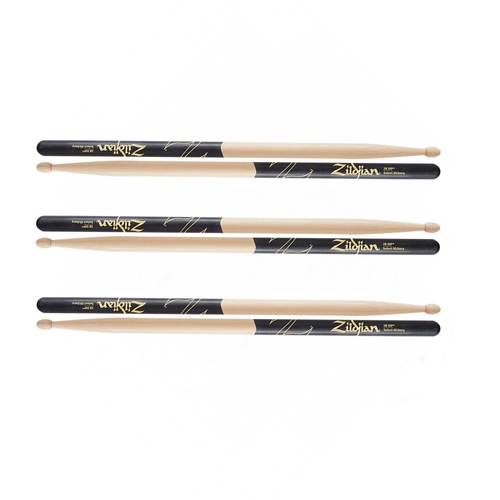 Zildjian Dip Series Z2BD Drumsticks Wood Tip 3 Pairs