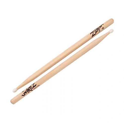 Zildjian 2BN Hickory Drumsticks 2B Nylon Tip 1 - Pair
