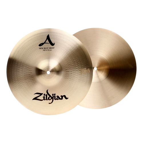 Zildjian A Series New Beat Hihats Traditional Pair 13" Classic Bright Cymbals