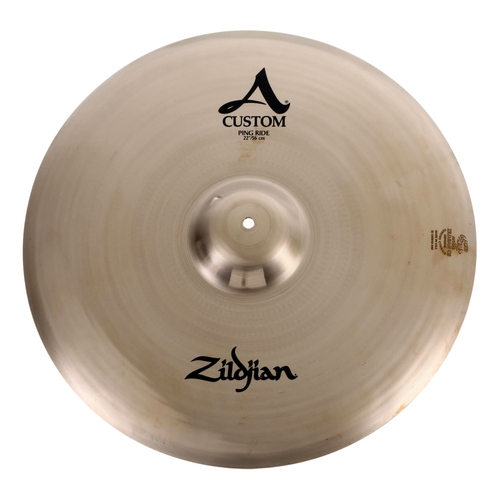 Zildjian A Custom Ping Ride Brilliant Finish 22" Glassy Crystal-Clear Cymbal MH