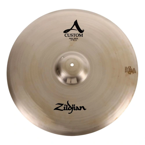 Zildjian A Custom Ping Ride Brilliant Finish 22" Glassy Crystal-Clear Cymbal MH