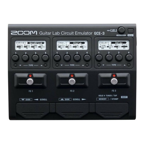 Zoom GCE-3 Guitar Lab Circuit Emulator USB Audio Interface Guitar/Bass Interface