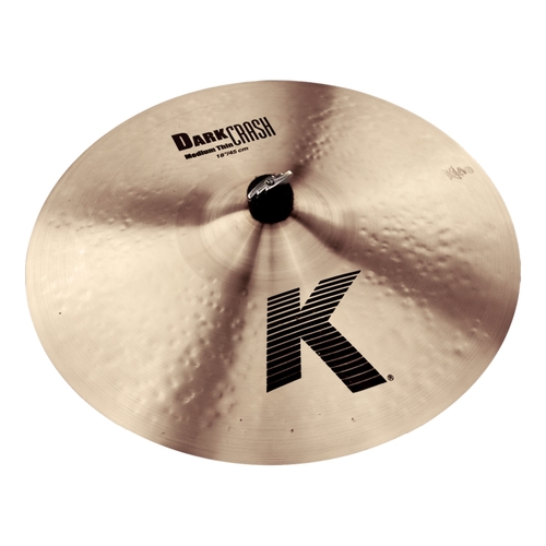 Zildjian K Series Dark Crash Medium Thin 18" Traditional Finish Warm Dark Cymbal