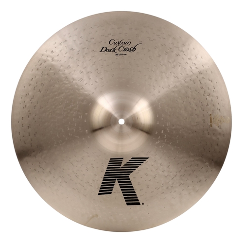 Zildjian K Custom Dark Crash 20" Traditional Finish Over Hammered Bright Cymbal