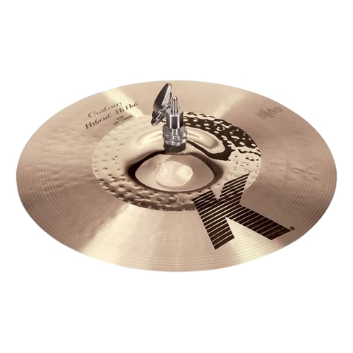 Zildjian K Custom Hybrid Hihats Top 13 1/4" Traditional Out/Brilliant In Cymbal