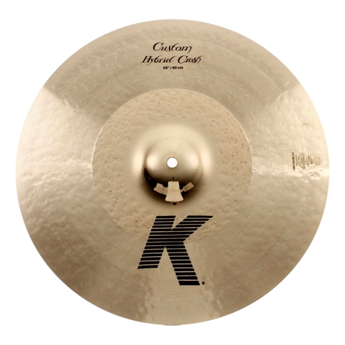 Zildjian K Custom Hybrid Crash 16" Traditional Outer/Brilliant Inner Cymbal