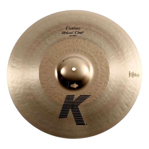 Zildjian K Custom Hybrid Crash 19" Traditional Outer/Brilliant Inner Cymbal