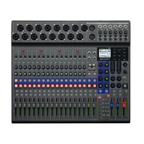 Zoom LiveTrak L-20 20-channel Digital Mixer / 22-track Recorder 6 Monitor Output