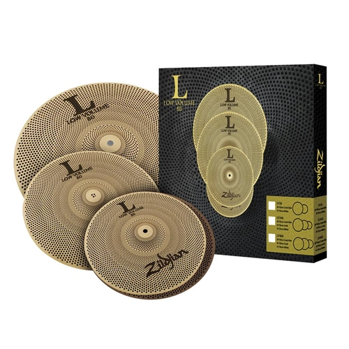 Zildjian Low Volume Hihats 13" Crash14" Crash/Ride 18" LV348 Cymbal Set
