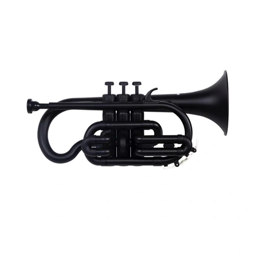ZO Plastic Next Generation Cornet Empire Black w/ mouthpiece and Bag
