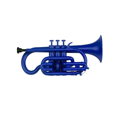 ZO Plastic Next Generation Cornet Blue Blast w/ mouthpiece and Bag