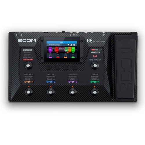 Zoom G6 Multi-effects Processor with 2-in/2-out USB 2.0 Audio Interface