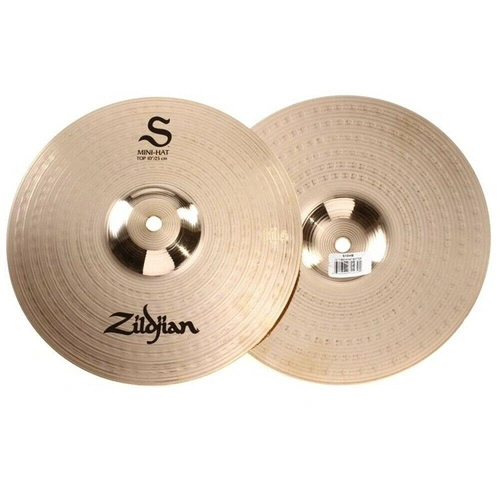Zildjian S Series Mini Hi-hat Cymbals - 10" Hi-hats with B12 Alloy Hand Hammered