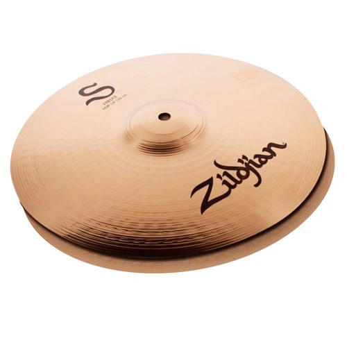 Zildjian S Hihats Pair Brilliant Finish 14" Medium/Heavy Solid Bright Cymbals