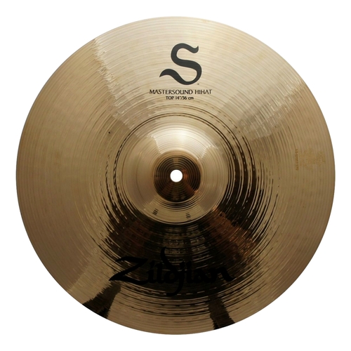 Zildjian S Series Mastersound Hihat Top Brilliant 14" Medium Hammered Cymbal