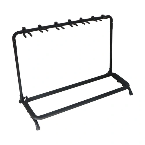 BBT Multiple Acoustic / Electric Guitar Stand - Black - Holds 7 Guitars