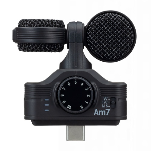 Zoom Am7 Rotating Mid Side Stereo Capsule - USB-C Connector for Android