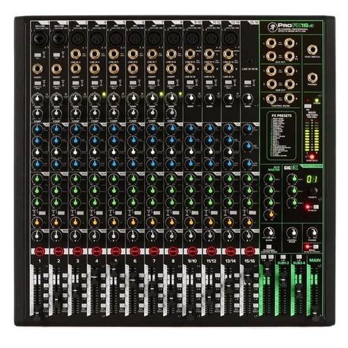 Mackie ProFX16v3 16-channel Mixer with USB and Effects and USB