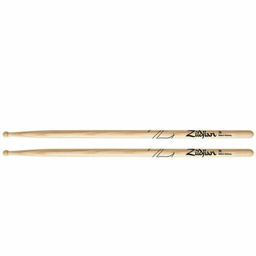 Zildjian Natural Hickory Drumsticks - 7A - Wood  Tip - 1 Pair